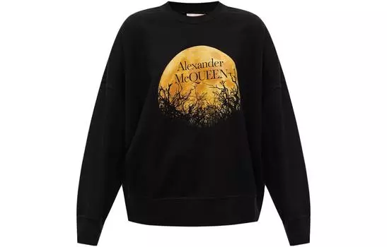Alexander McQueen Толстовка женская черная