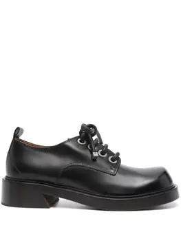 Alexander McQueen туфли Дерби на шнуровке, черный