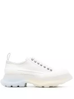 Alexander McQueen туфли на шнуровке, белый