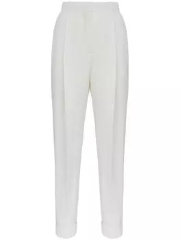 Alexander McQueen узкие брюки, белый