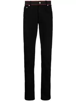 Alexander McQueen узкие джинсы, черный