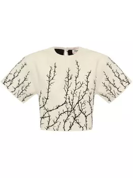 Alexander McQueen ветви терновника сверху, нейтральный цвет