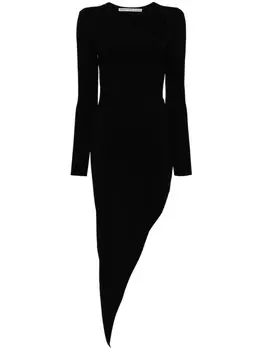 Alexander Wang асимметричная юбка миди, черный