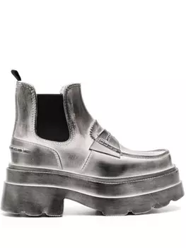 Alexander Wang ботинки Carter со вставками, серый