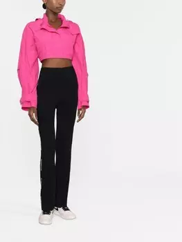 Alexander Wang брюки с логотипом, черный