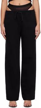 Alexander Wang Черные многослойные джинсы