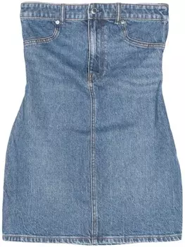 Alexander Wang джинсовое платье мини, синий