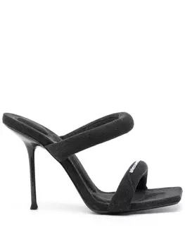 Alexander Wang джинсовые босоножки Julie 105, серый