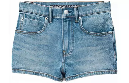 Alexander Wang Джинсовые шорты женские винтажные светло-индиго