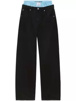 Alexander Wang джинсы широкого кроя, черный