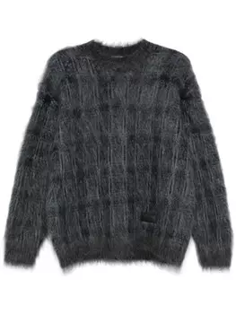 Alexander Wang фактурный свитер, серый
