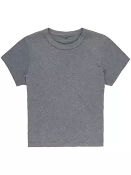 Alexander Wang футболка с логотипом, серый