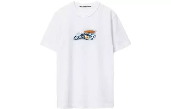 Alexander Wang Футболка унисекс белая