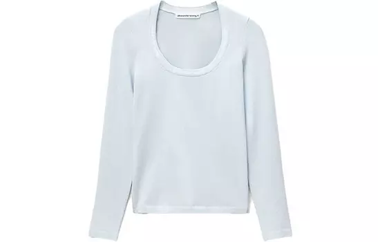 Alexander Wang Футболка женская нежно-голубые