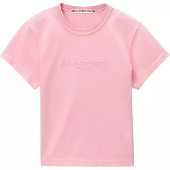 Alexander Wang Футболка женская розовая