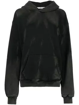 Alexander Wang худи с длинными рукавами, зеленый
