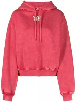 Alexander Wang худи с логотипом, розовый