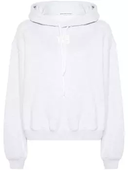 Alexander Wang худи с логотипом, серый