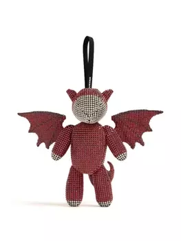 Alexander Wang клатч Beiress Dragon с кристаллами, красный