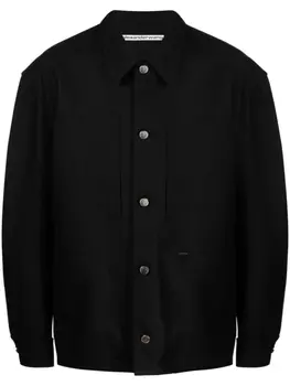 Alexander Wang куртка-рубашка на пуговицах, черный