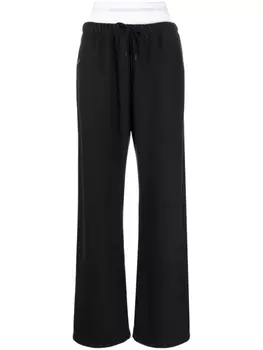 Alexander Wang многослойные спортивные брюки, черный