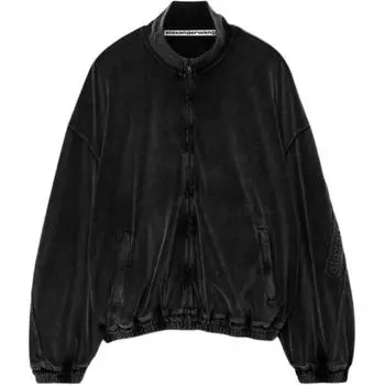 Alexander Wang Осень-зима 24 Куртка унисекс, черная