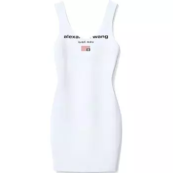 Alexander Wang Платье без рукавов женское белое