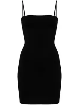 Alexander Wang платье мини с логотипом, черный
