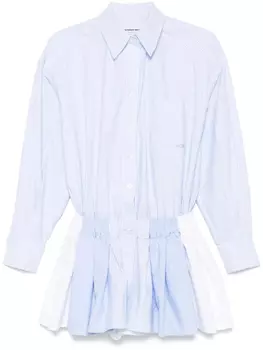 Alexander Wang престилированный плиссированный комбинезон, синий