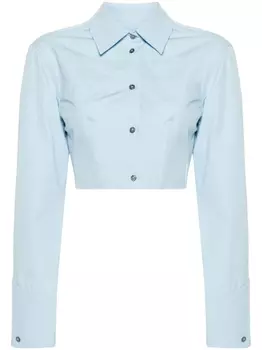 Alexander Wang приталенная рубашка, синий
