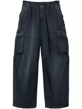 Alexander Wang прямые брюки карго, черный