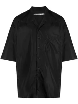 Alexander Wang рубашка с распашным воротником, черный
