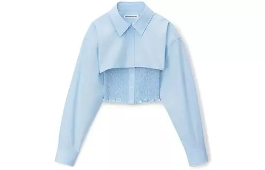 Alexander Wang Рубашка Twinset Layered Smocked