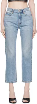 Alexander Wang Синие джинсы Stovepipe