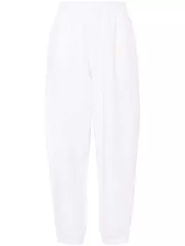 Alexander Wang спортивные брюки с логотипом, белый