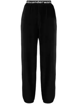 Alexander Wang спортивные брюки с логотипом, черный