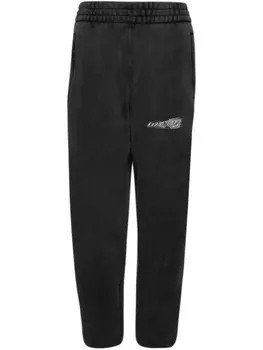 Alexander Wang спортивные брюки с логотипом, черный