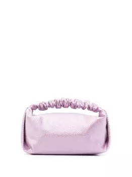 Alexander Wang сумка Scrunchie с кристаллами, фиолетовый