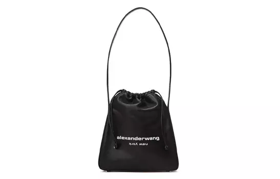 Alexander Wang Сумка-тоут из холста, сумка через плечо, унисекс, черная