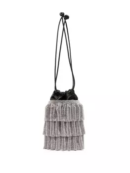 Alexander Wang сумка-ведро с кристаллами, черный