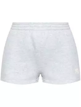 Alexander Wang т-образные хлопковые шорты, серый