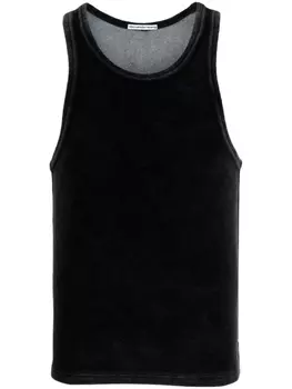 Alexander Wang топ с U-образным вырезом, серый