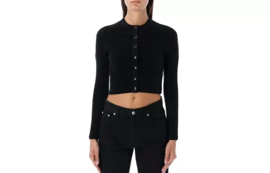 Alexander Wang Укороченный топ женский черный