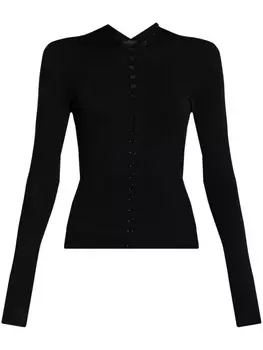 Alexander Wang вязаный кардиган, черный