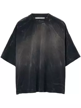 Alexander Wang выбеленная футболка, черный