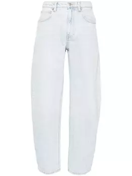 Alexander Wang зауженные джинсы с завышенной талией, синий