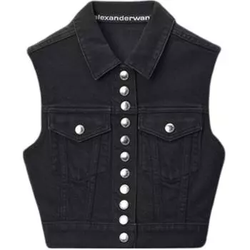 Alexander Wang Женская майка FW24, черные