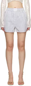 alexanderwang.t Белые полосатые шорты для мальчиков