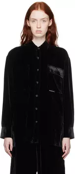 alexanderwang.t Черная рубашка на пуговицах