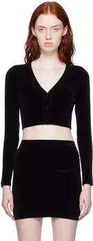 alexanderwang.t Черный вязаный кардиган